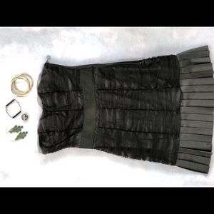 Black Mini Strapless Dress